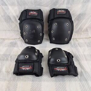 Air Speed Mike McGill Pro Signature Series Knee and Elbow Pads Set Black